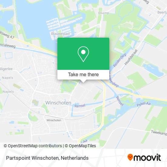 Partspoint Winschoten Karte