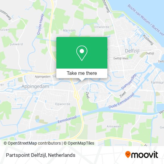 Partspoint Delfzijl Karte