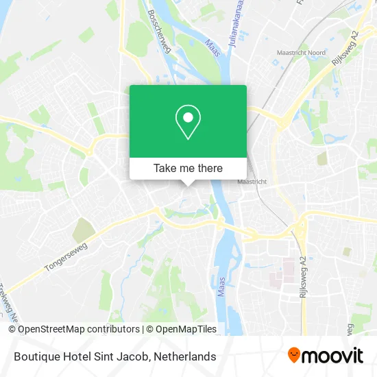 Boutique Hotel Sint Jacob map
