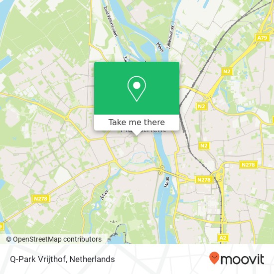 Q-Park Vrijthof map