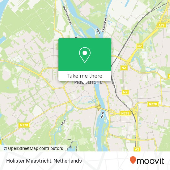 Holister Maastricht map