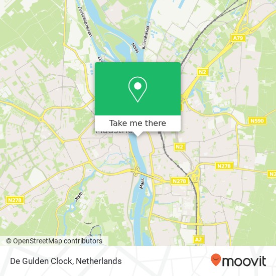 De Gulden Clock map