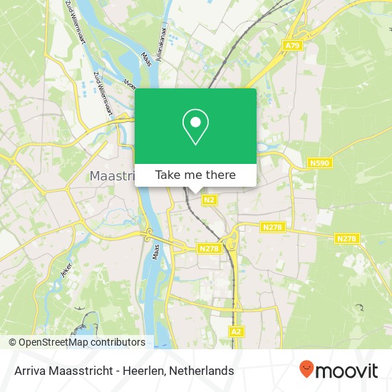 Arriva Maasstricht - Heerlen Karte