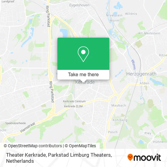 Theater Kerkrade, Parkstad Limburg Theaters map