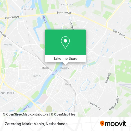 Zaterdag Markt Venlo Karte