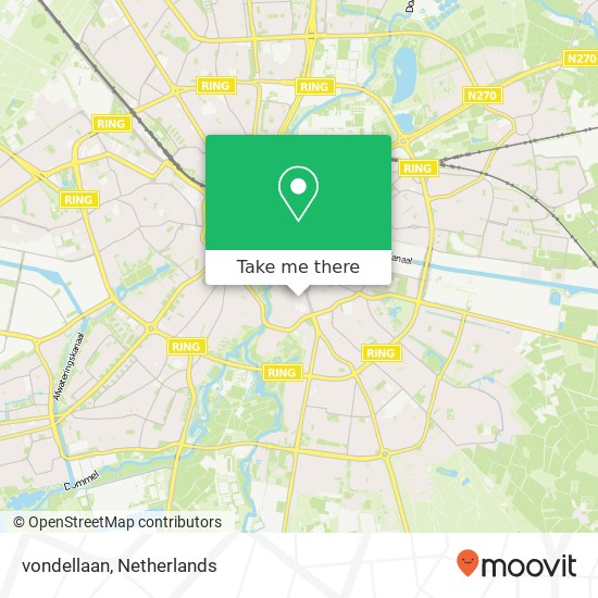 vondellaan map