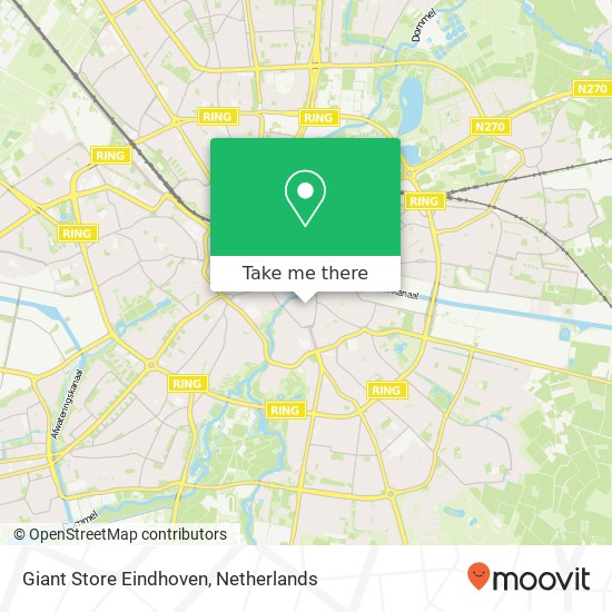 Giant Store Eindhoven Karte