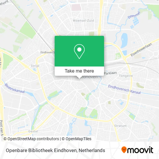 Openbare Bibliotheek Eindhoven map