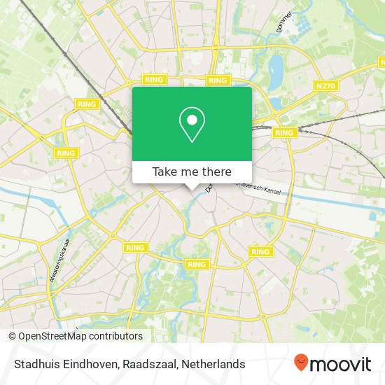 Stadhuis Eindhoven, Raadszaal map