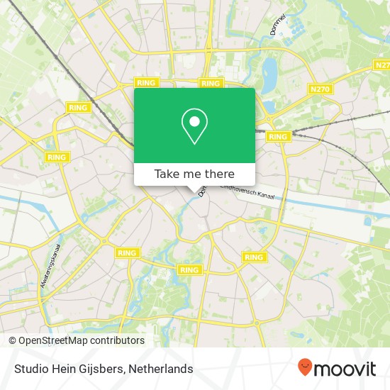 Studio Hein Gijsbers map