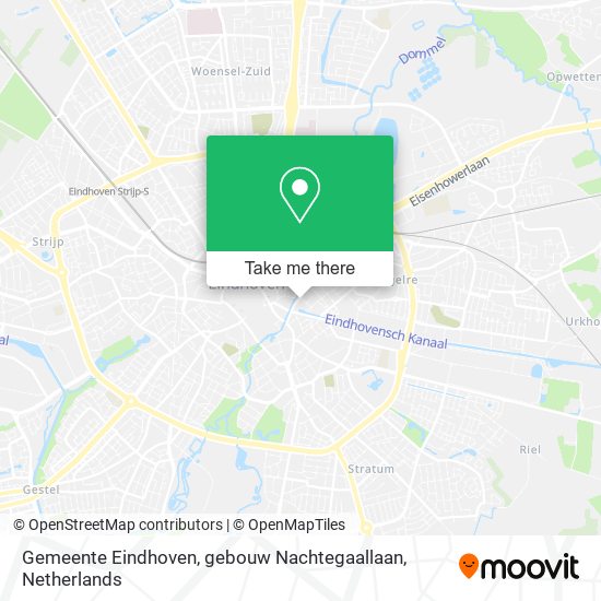 Gemeente Eindhoven, gebouw Nachtegaallaan map