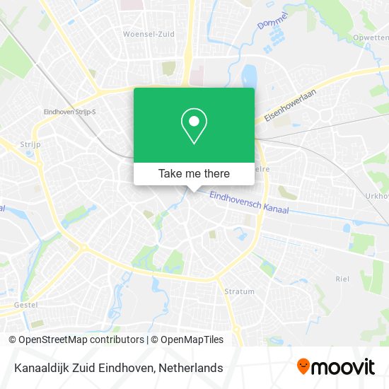 Kanaaldijk Zuid Eindhoven map