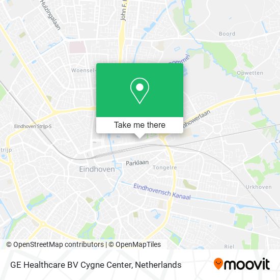 GE Healthcare BV Cygne Center map