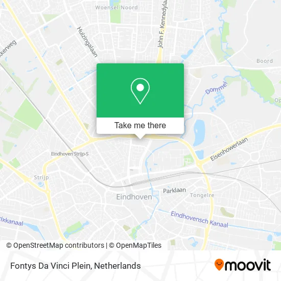 Fontys Da Vinci Plein map
