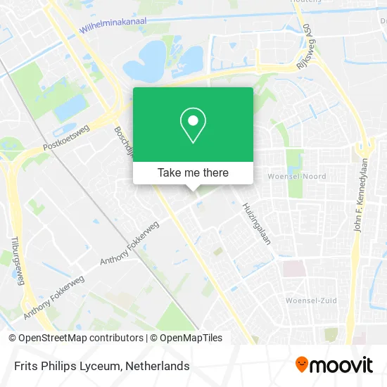 Frits Philips Lyceum map