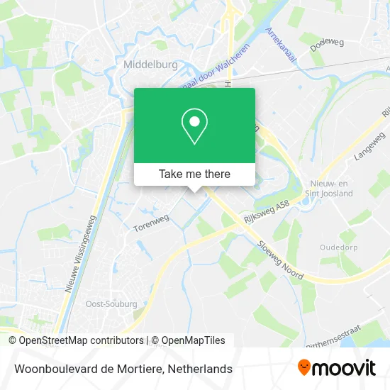 Woonboulevard de Mortiere map