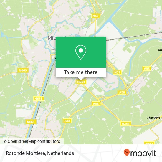 Rotonde Mortiere map