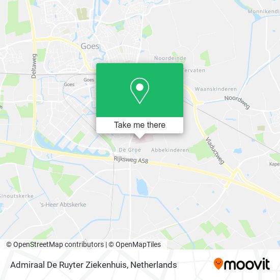 Admiraal De Ruyter Ziekenhuis map