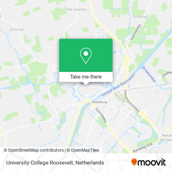 University College Roosevelt map