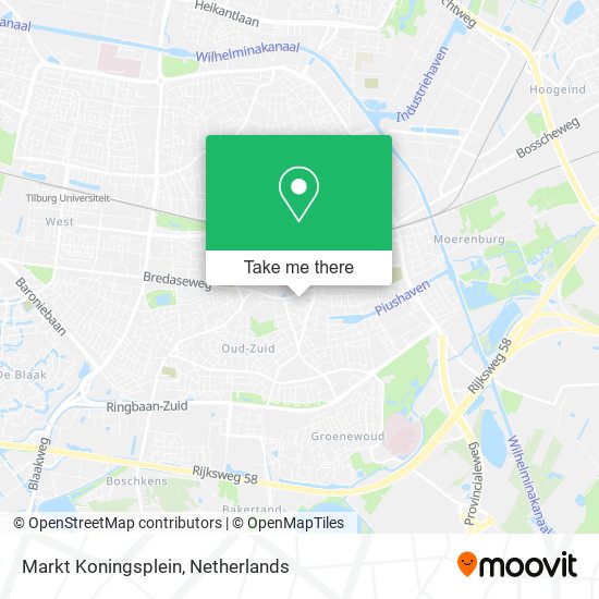 Markt Koningsplein map