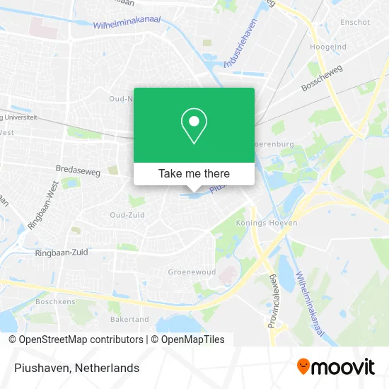Piushaven map