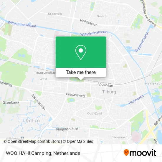 WOO HAH! Camping Karte