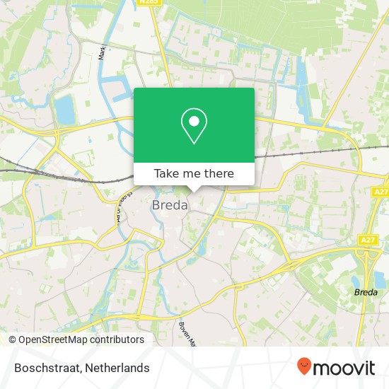 Boschstraat map