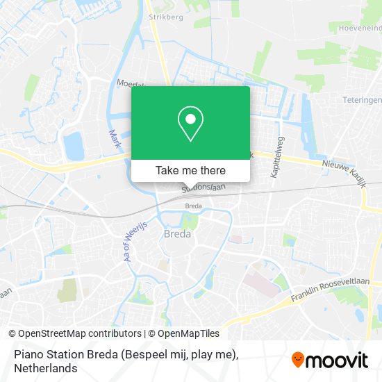 Piano Station Breda (Bespeel mij, play me) map