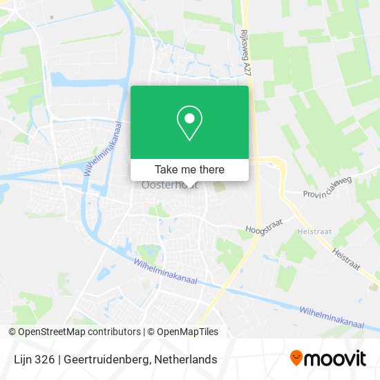 Lijn 326 | Geertruidenberg map