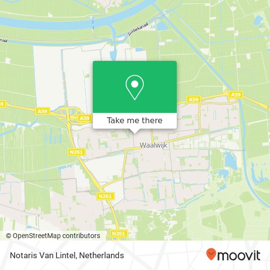 Notaris Van Lintel map
