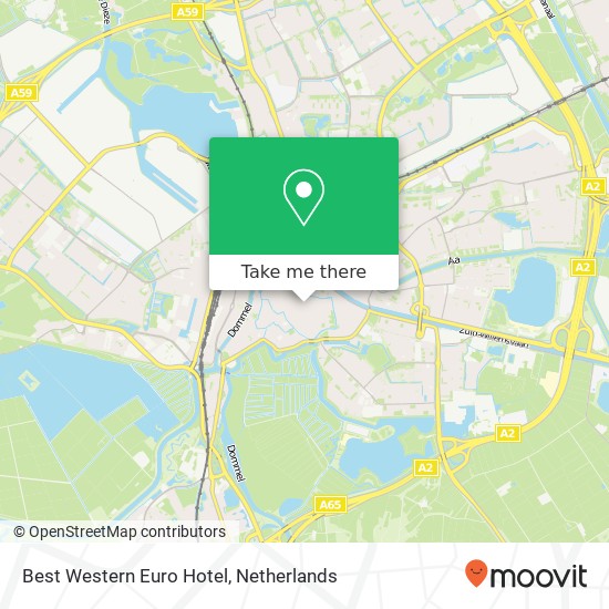 Best Western Euro Hotel map