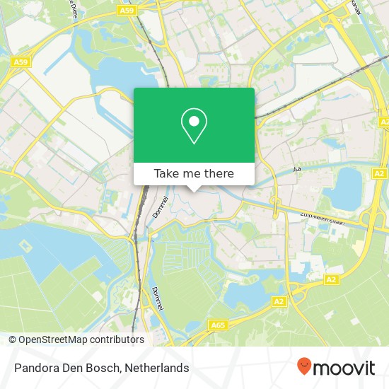 Pandora Den Bosch map