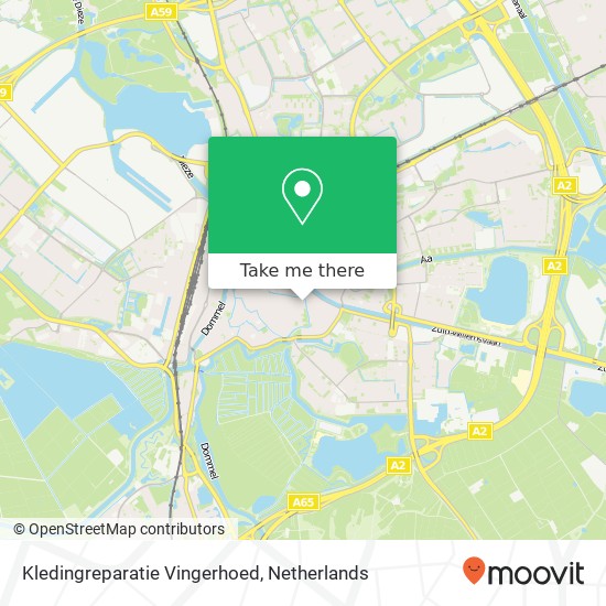 Kledingreparatie Vingerhoed Karte