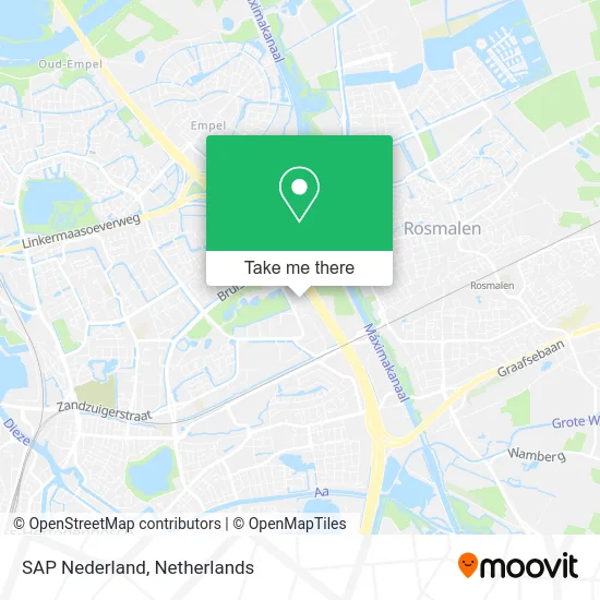SAP Nederland map