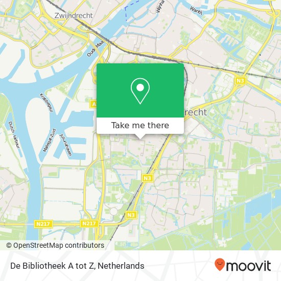 De Bibliotheek A tot Z map