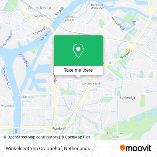 Winkelcentrum Crabbehof map
