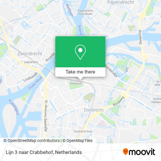 Lijn 3 naar Crabbehof map