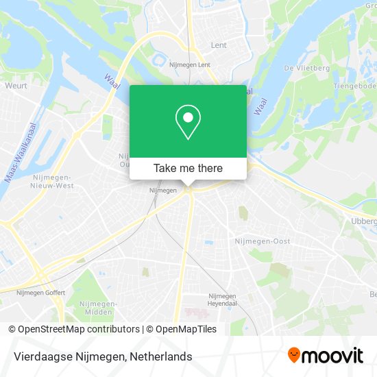 Vierdaagse Nijmegen Karte