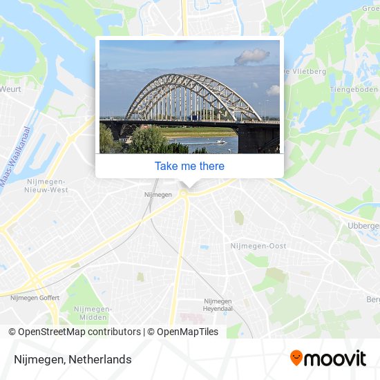 Nijmegen Karte