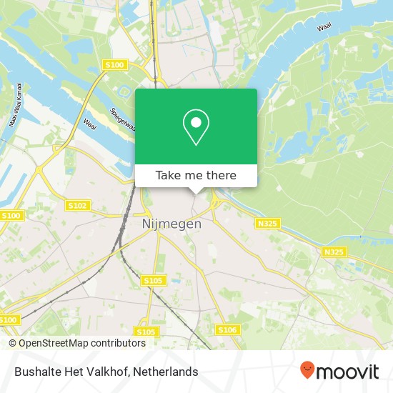 Bushalte Het Valkhof map