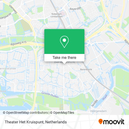 Theater Het Kruispunt map