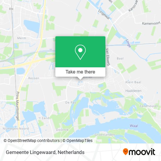 Gemeente Lingewaard map