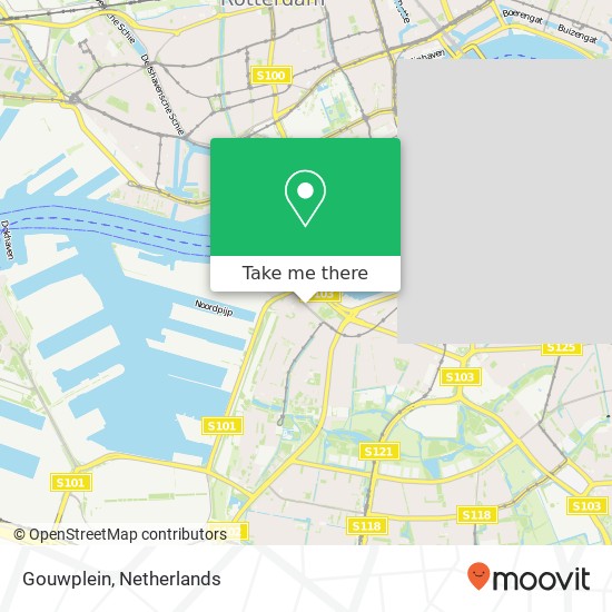 Gouwplein map