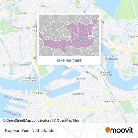 Kop van Zuid Karte