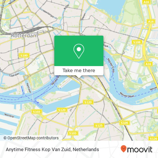 Anytime Fitness Kop Van Zuid Karte