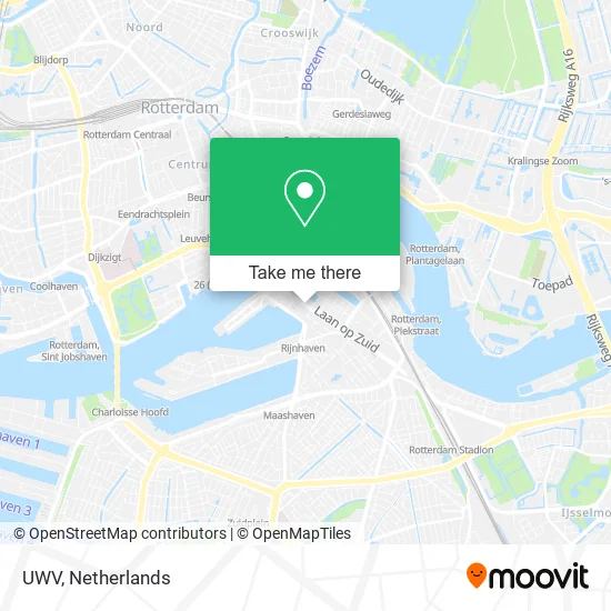 UWV map