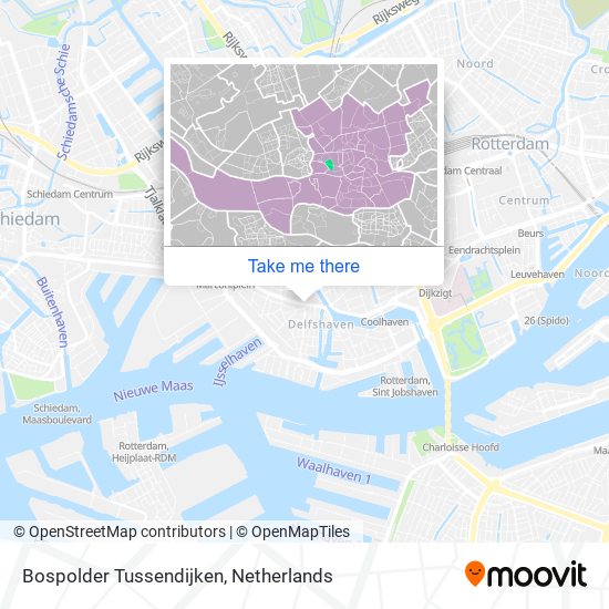 Bospolder Tussendijken map