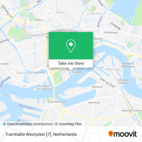 Tramhalte Westplein [7] map