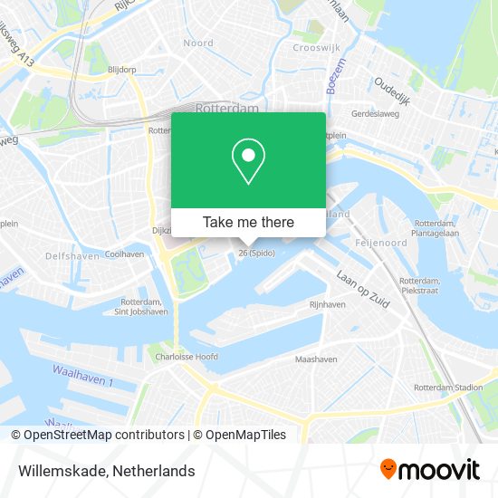 Willemskade Karte