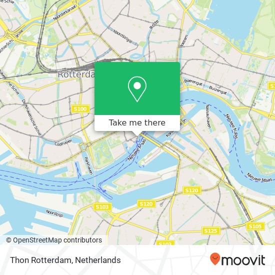 Thon Rotterdam map